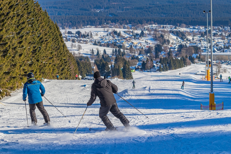 Suhl Schmiedefeld Winterwelt Skilift Winter